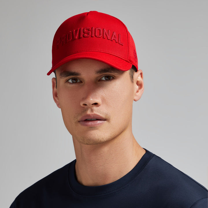 G/FORE MENS 3D PROVISIONAL STRETCH TWILL SNAPBACK HAT - POPPY