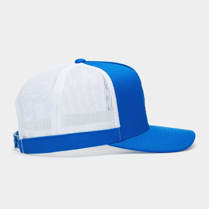 G/FORE MENS SUGAR SKULL & TEES COTTON TWILL TRUCKER HAT - RACER
