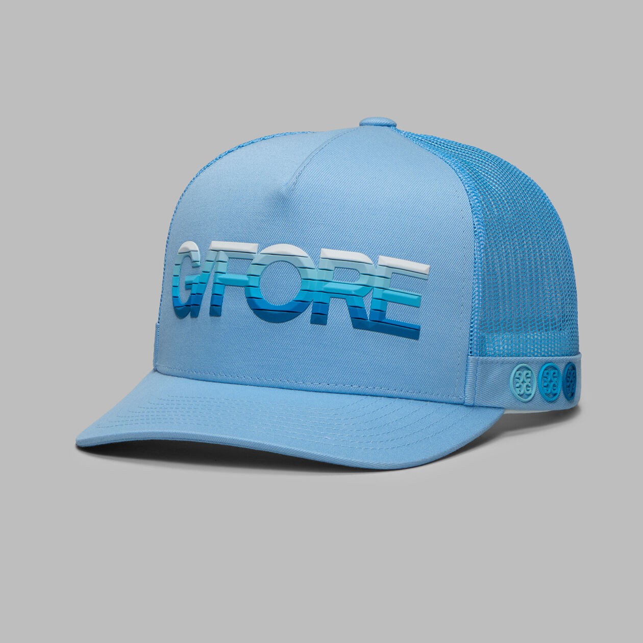G/FORE MEN'S 3D OMBRÉ G/FORE COTTON TWILL TRUCKER HAT - BAJA