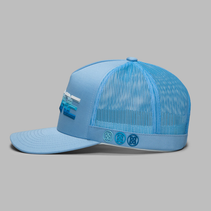 G/FORE MEN'S 3D OMBRÉ G/FORE COTTON TWILL TRUCKER HAT - BAJA