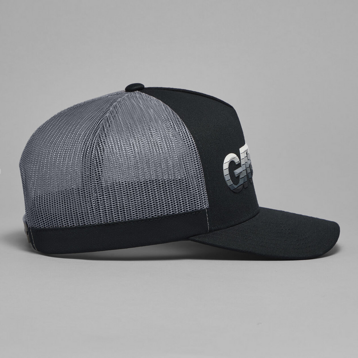 G/FORE MEN'S 3D OMBRÉ G/FORE COTTON TWILL TRUCKER HAT -ONYX