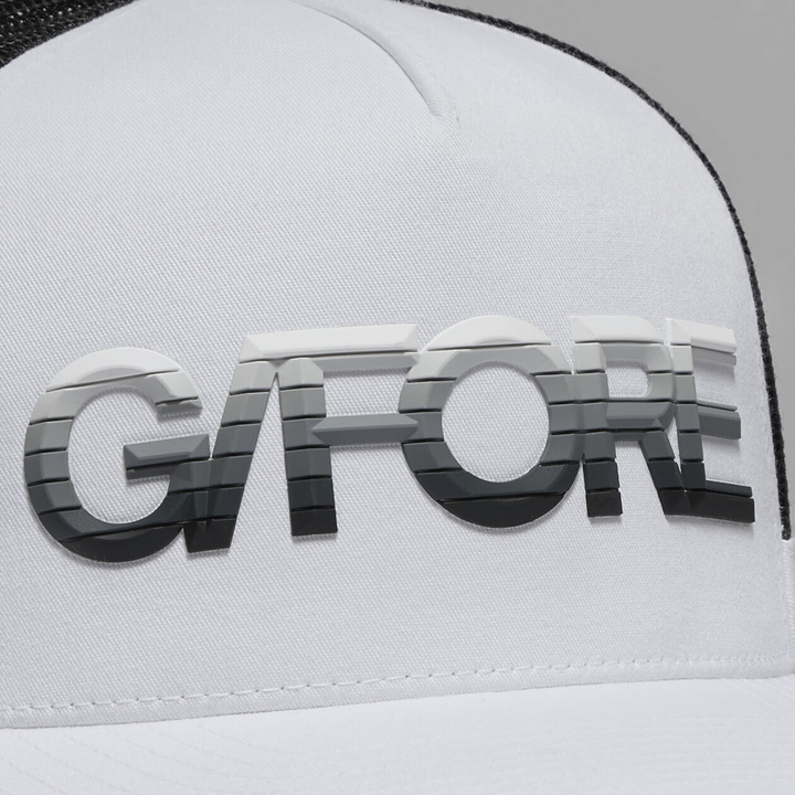 G/FORE MEN'S 3D OMBRÉ G/FORE COTTON TWILL TRUCKER HAT -SNOW