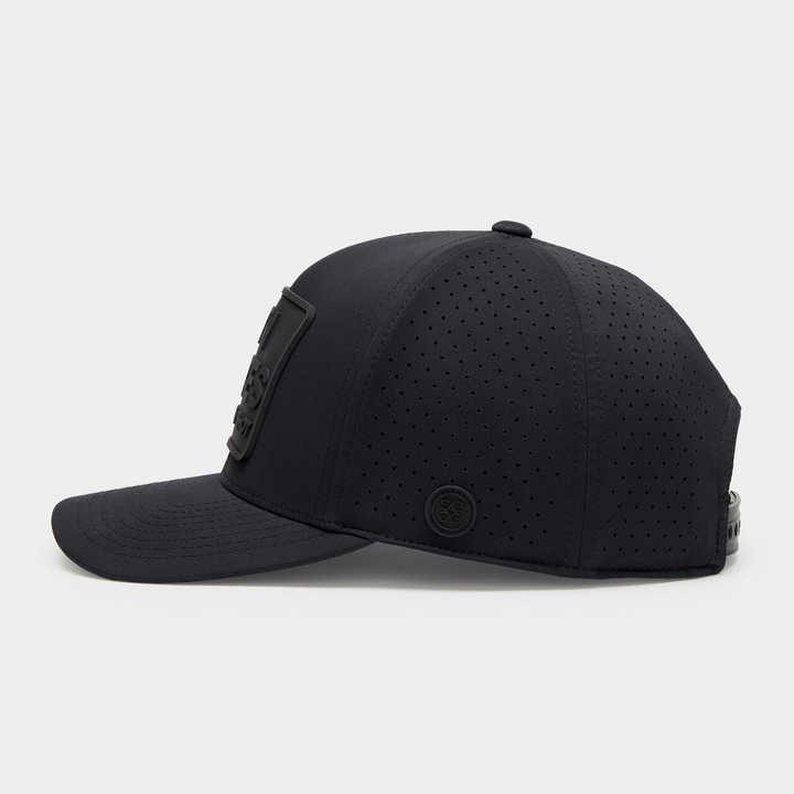 G/FORE MEN'S NO1 CARES PERFORATED DELTA HAT - ONYX