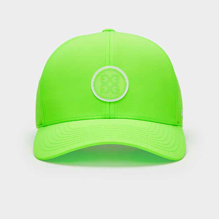 G/FORE MENS CREW WOVEN NYLON RELAXED FIT SNAPBACK HAT - GECKO