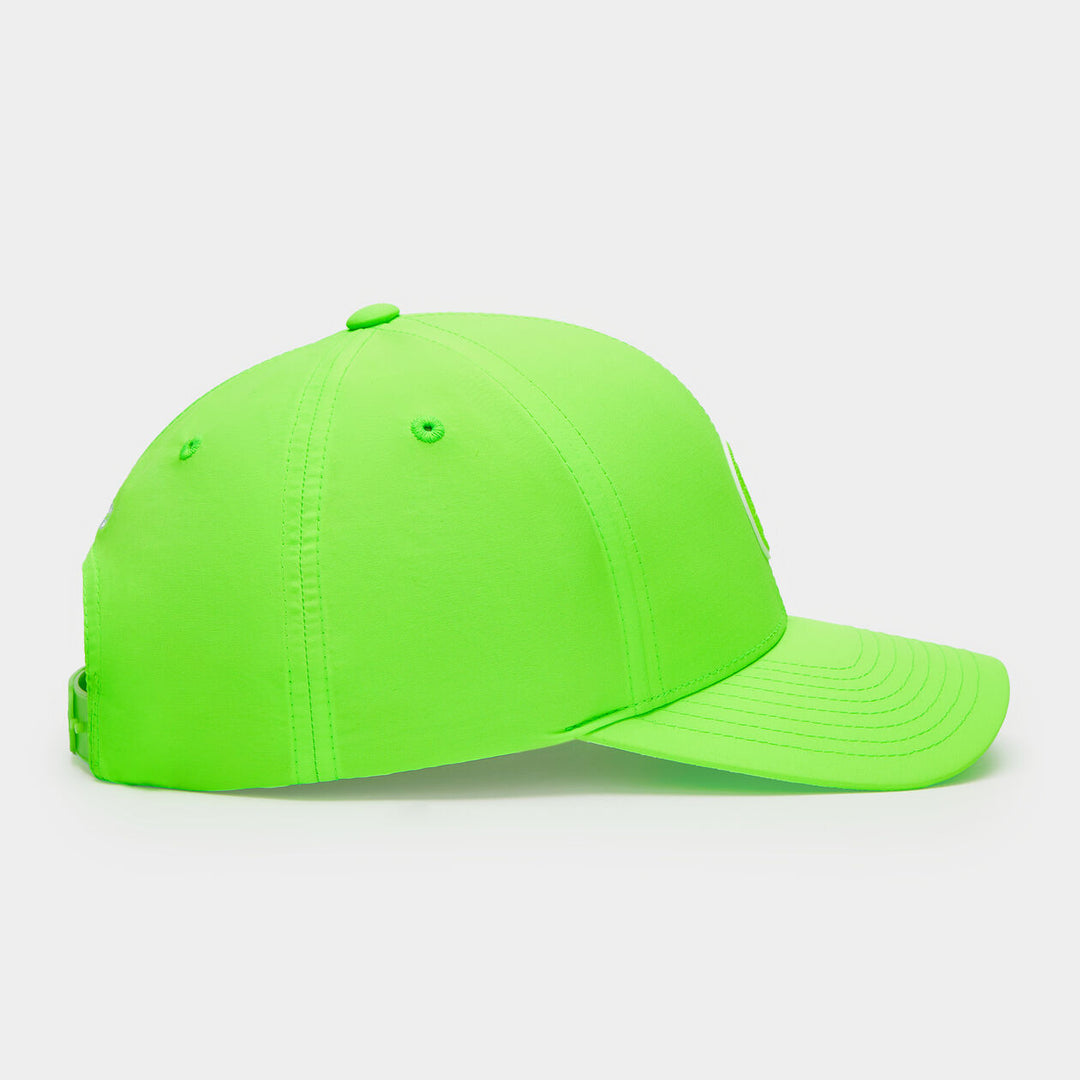 G/FORE MENS CREW WOVEN NYLON RELAXED FIT SNAPBACK HAT - GECKO