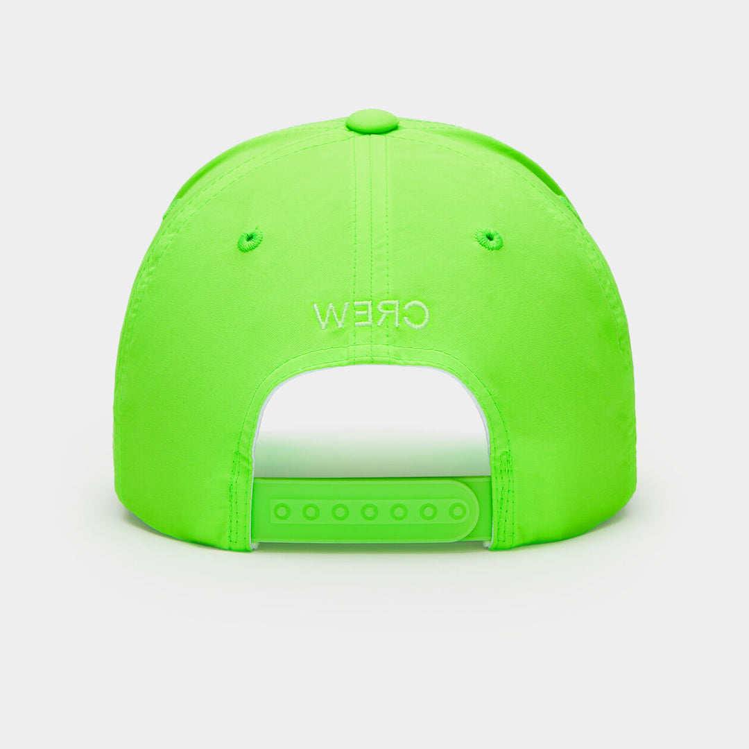 G/FORE MENS CREW WOVEN NYLON RELAXED FIT SNAPBACK HAT - GECKO