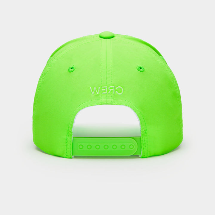 G/FORE MENS CREW WOVEN NYLON RELAXED FIT SNAPBACK HAT - GECKO