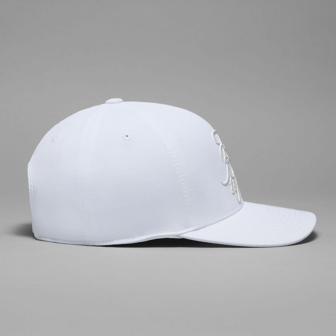 G/FORE MEN'S SATIN STITCH TALK BIRDIE TO ME HAT - SNOW