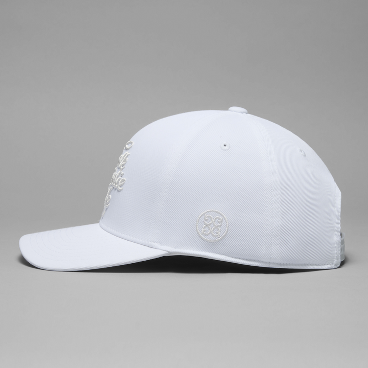 G/FORE MEN'S SATIN STITCH TALK BIRDIE TO ME HAT - SNOW