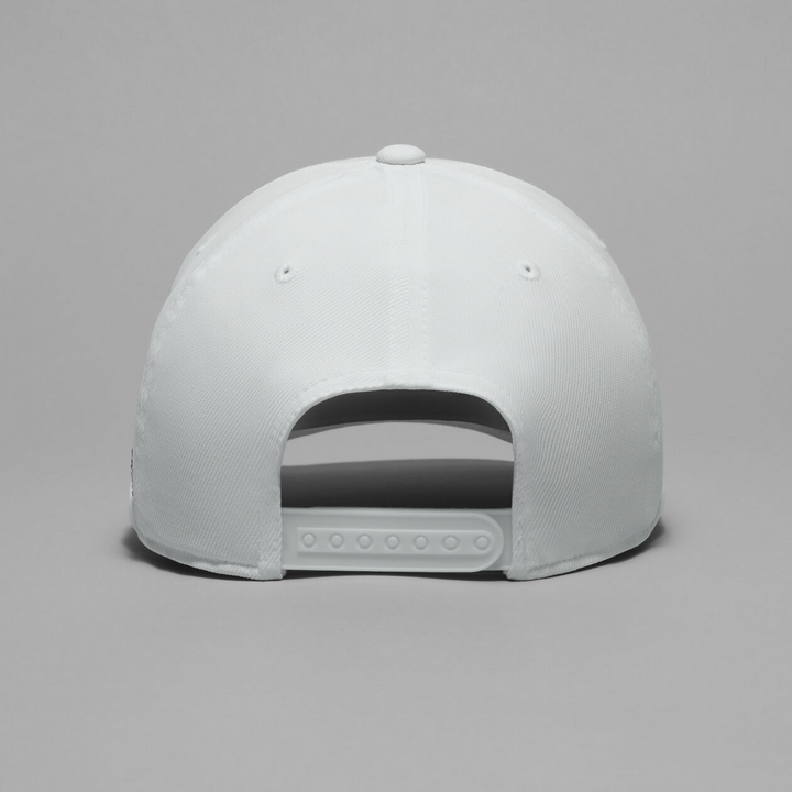 G/FORE MEN'S THE STRUGGLE IS REAL STRETCH TWILL SNAPBACK - SNOW