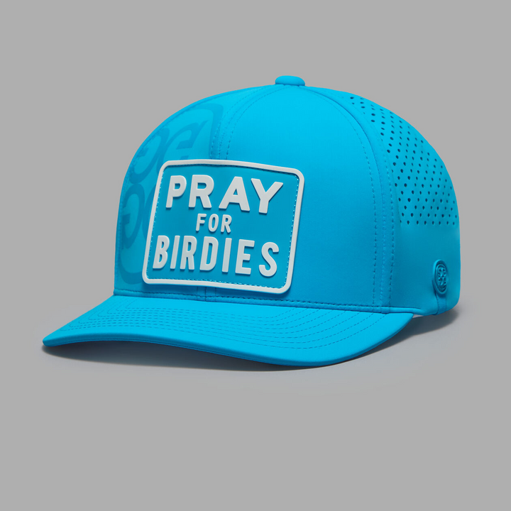 G/FORE MEN'SPRAY FOR BIRDIES PERFORATED DELTA HAT - MOSAIC