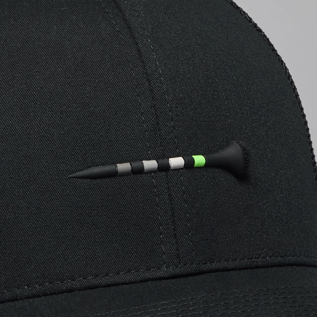 G/FORE MEN'S SILICONE TEE TRUCKER HAT - ONYX