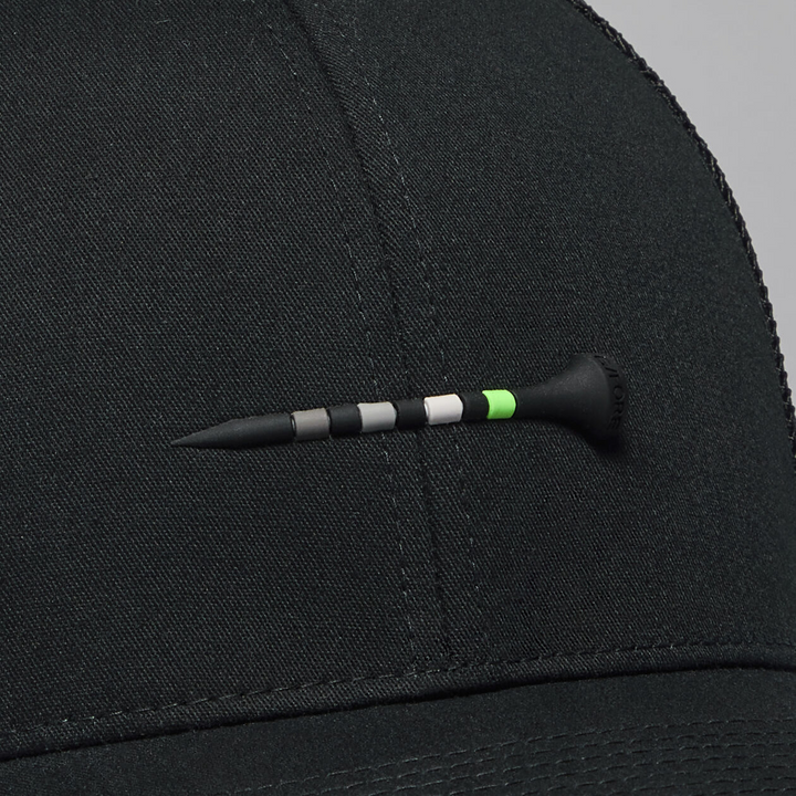 G/FORE MEN'S SILICONE TEE TRUCKER HAT - ONYX