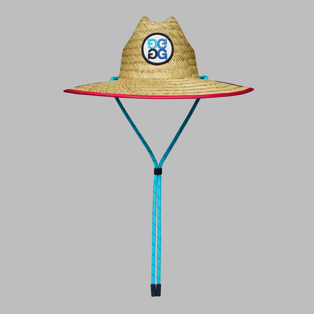 G/FORE MEN'S PRAY FOR BIRDIES STRAW HAT - MOSAIC