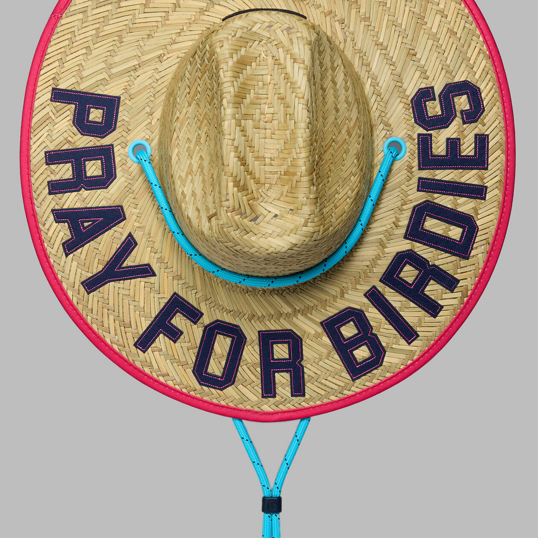 G/FORE MEN'S PRAY FOR BIRDIES STRAW HAT - MOSAIC