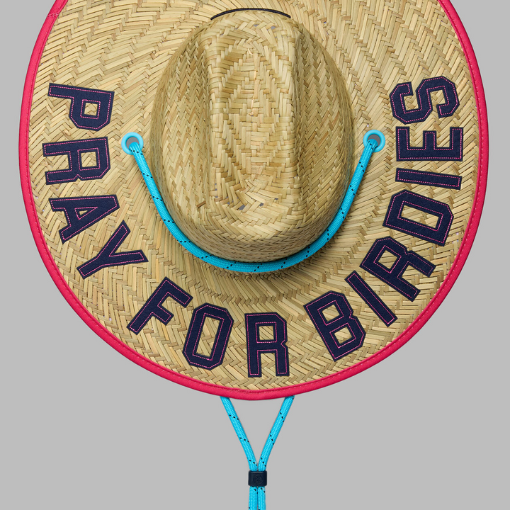 G/FORE MEN'S PRAY FOR BIRDIES STRAW HAT - MOSAIC