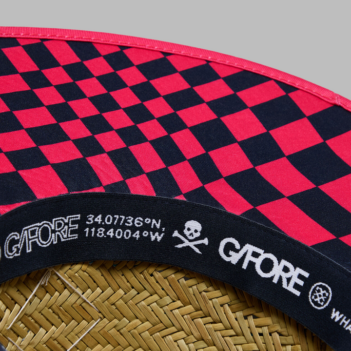 G/FORE MEN'S PRAY FOR BIRDIES STRAW HAT - MOSAIC