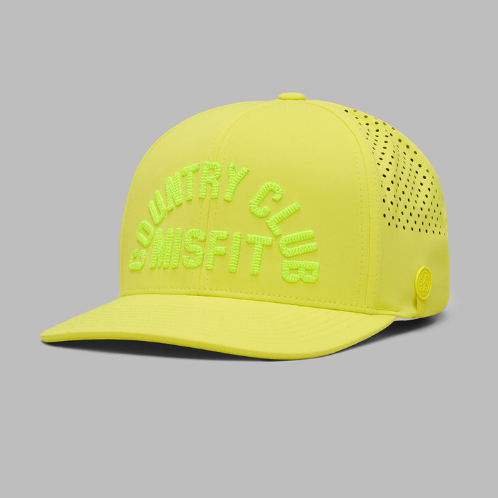 G/FORE MEN'S COUNTRY CLUB MISFIT PERFORATED DELTA HAT - ELECTRIC