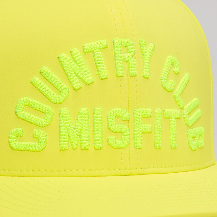 G/FORE MEN'S COUNTRY CLUB MISFIT PERFORATED DELTA HAT - ELECTRIC