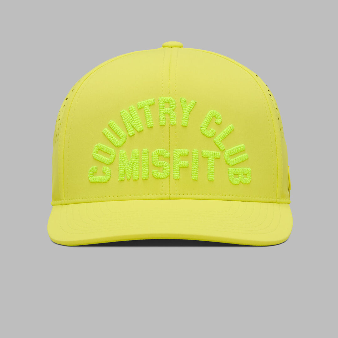 G/FORE MEN'S COUNTRY CLUB MISFIT PERFORATED DELTA HAT - ELECTRIC