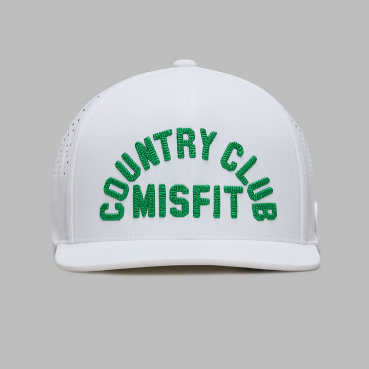 G/FORE MEN'S COUNTRY CLUB MISFIT PERFORATED DELTA HAT -SNOW