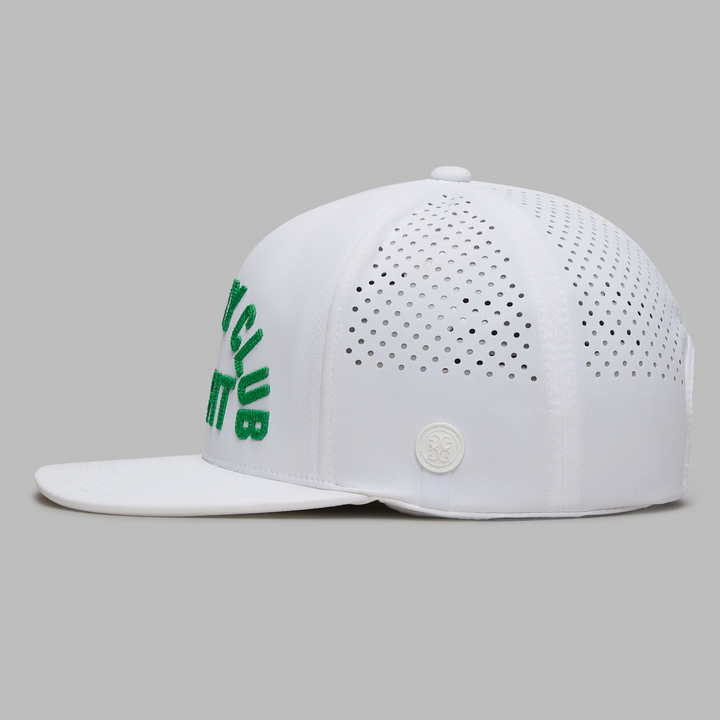 G/FORE MEN'S COUNTRY CLUB MISFIT PERFORATED DELTA HAT -SNOW