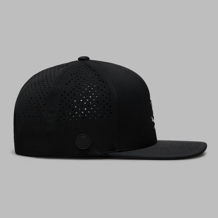 G/FORE MEN'S SKULL & TEES PERFORATED DELTA HAT - ONYX