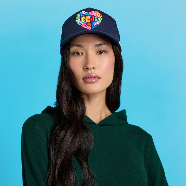 G/FORE MEN'S LOVE GOLF TRUCKER HAT - TWILIGHT MULTI