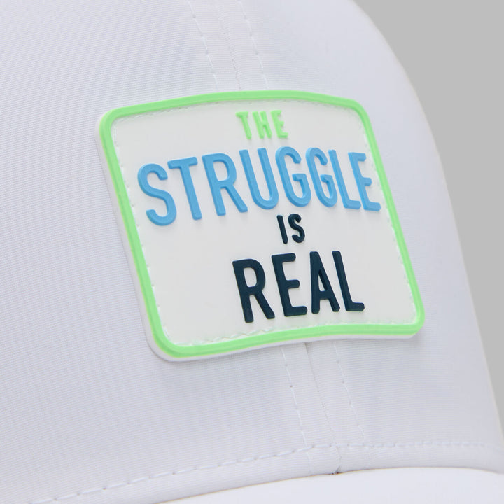 G/FORE MEN'S THE STRUGGLE LOW PROFILE HAT - SNOW