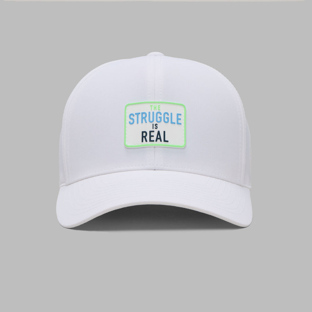 G/FORE MEN'S THE STRUGGLE LOW PROFILE HAT - SNOW