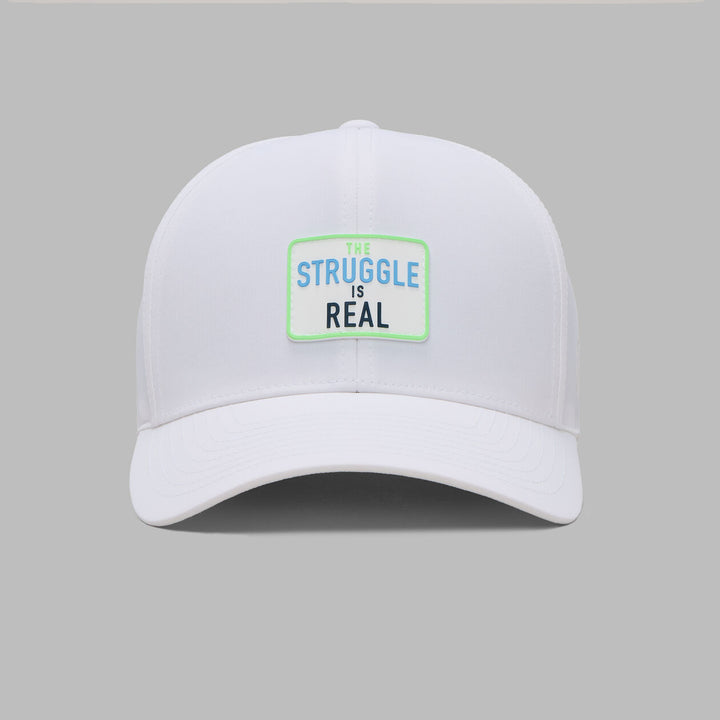 G/FORE MEN'S THE STRUGGLE LOW PROFILE HAT - SNOW
