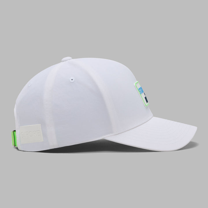 G/FORE MEN'S THE STRUGGLE LOW PROFILE HAT - SNOW