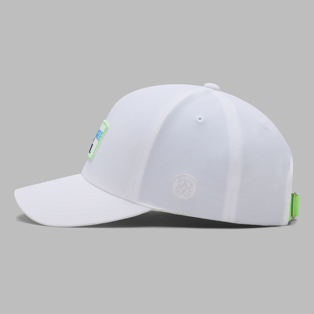 G/FORE MEN'S THE STRUGGLE LOW PROFILE HAT - SNOW