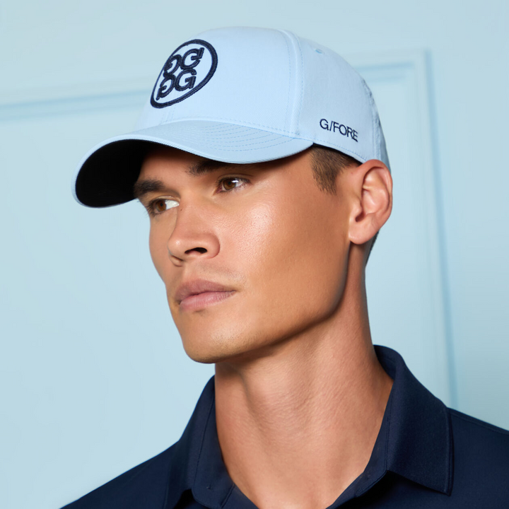 G/FORE MEN'S CHAINSTITCH CIRCLE G'S CONTRAST HAT - BAJA