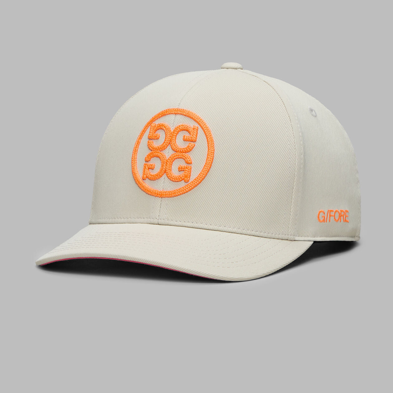 G/FORE MEN'S CHAINSTITCH CIRCLE G'S CONTRAST HAT - STONE