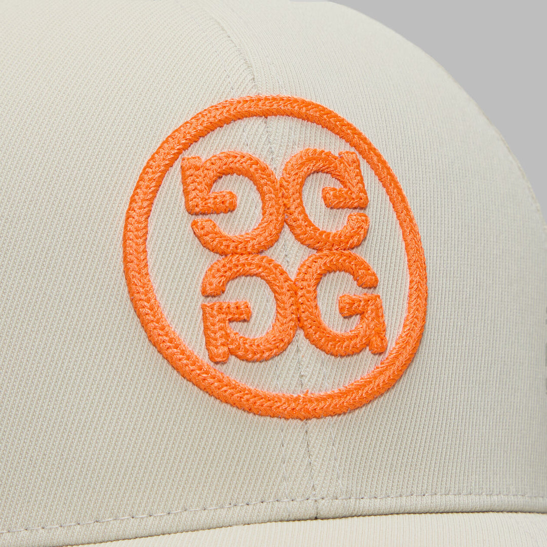 G/FORE MEN'S CHAINSTITCH CIRCLE G'S CONTRAST HAT - STONE