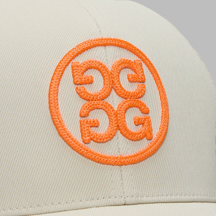 G/FORE MEN'S CHAINSTITCH CIRCLE G'S CONTRAST HAT - STONE