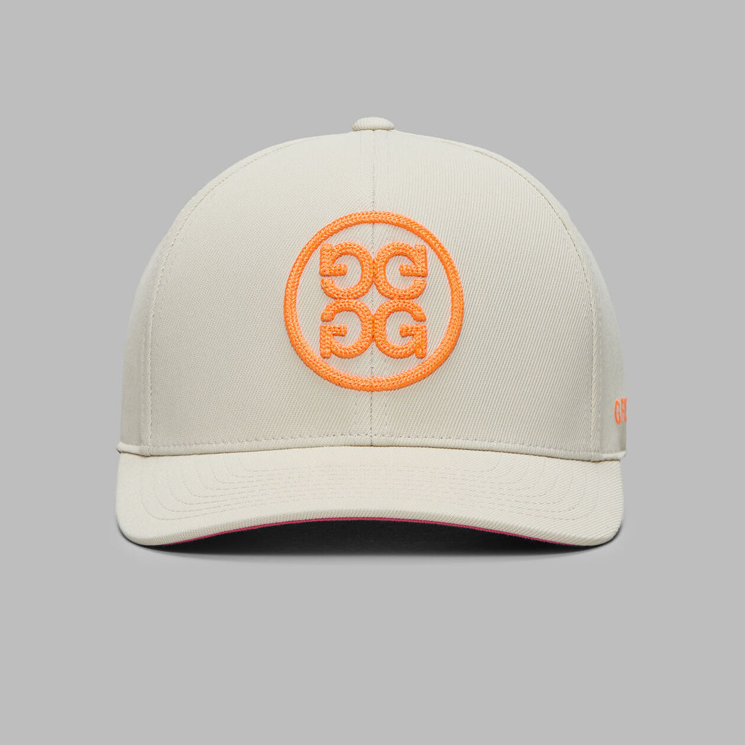 G/FORE MEN'S CHAINSTITCH CIRCLE G'S CONTRAST HAT - STONE