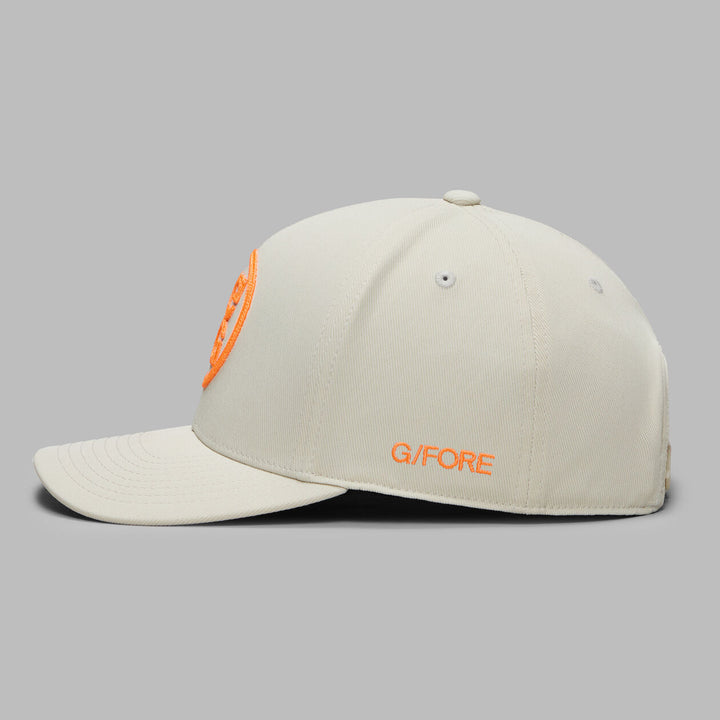 G/FORE MEN'S CHAINSTITCH CIRCLE G'S CONTRAST HAT - STONE
