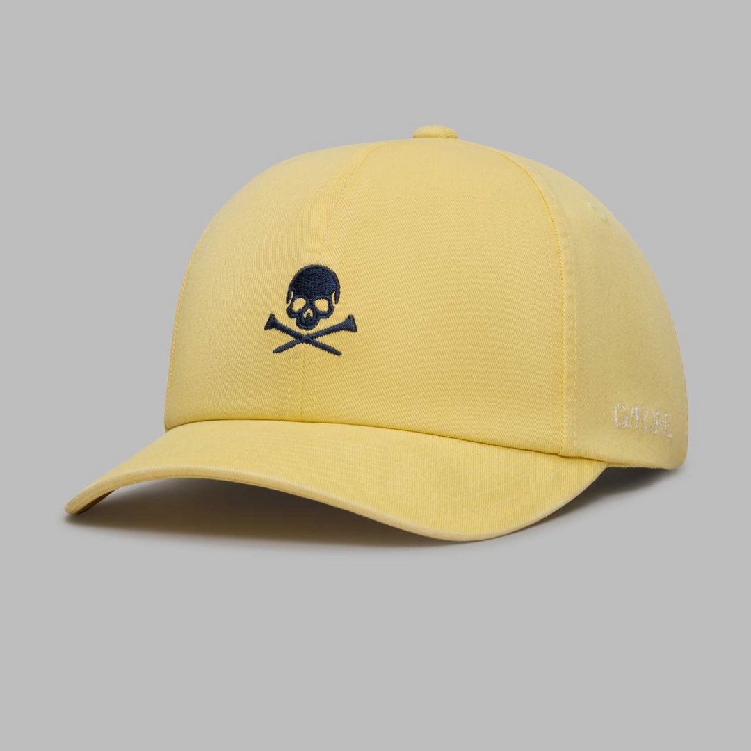 G/FORE MEN'S MINI SKULL & TEES LOW PROFILE HAT - CANARY