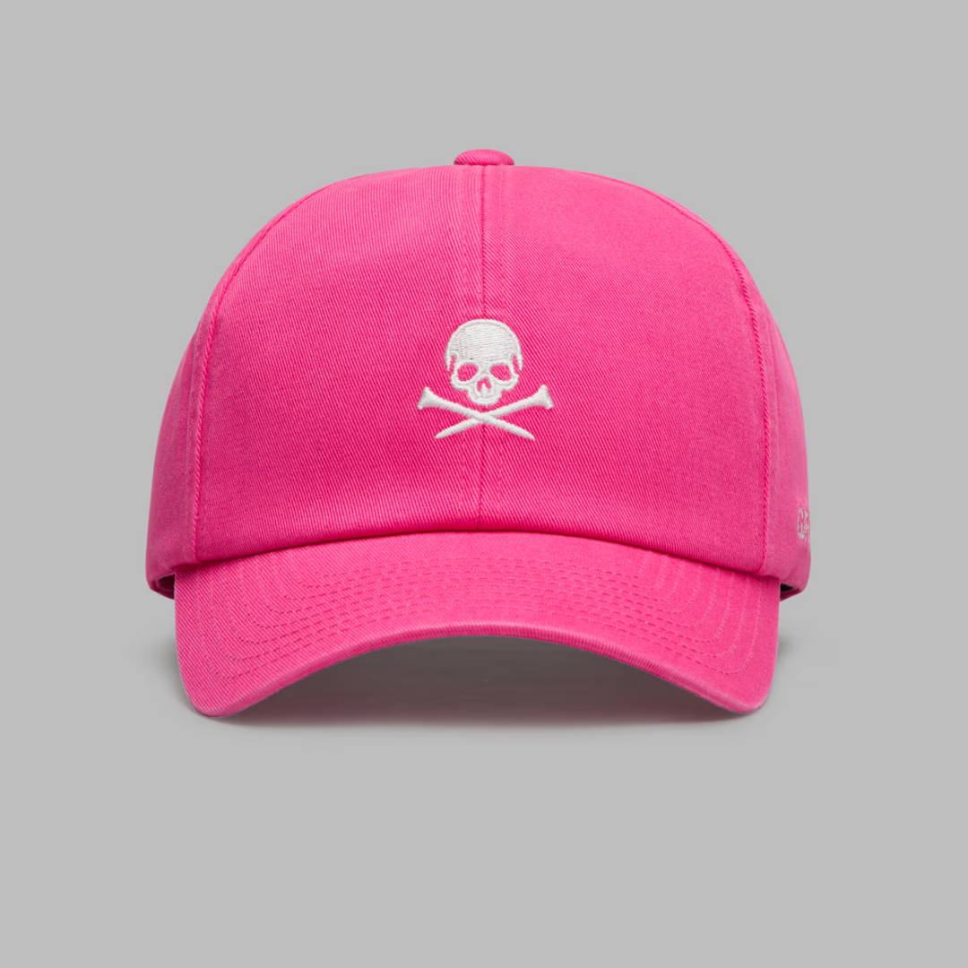 G/FORE MEN'S MINI SKULL & TEES LOW PROFILE HAT - KNOCKOUT PINK