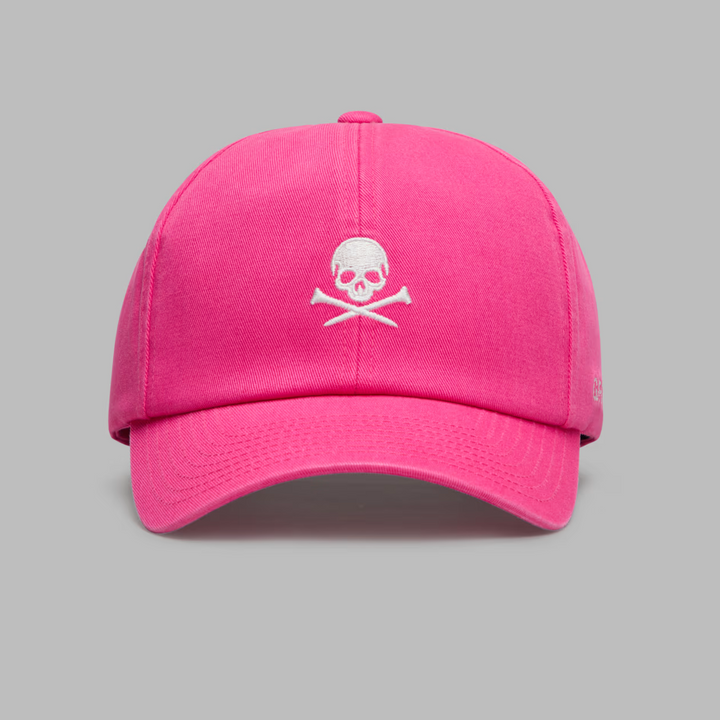 G/FORE MEN'S MINI SKULL & TEES LOW PROFILE HAT - KNOCKOUT PINK