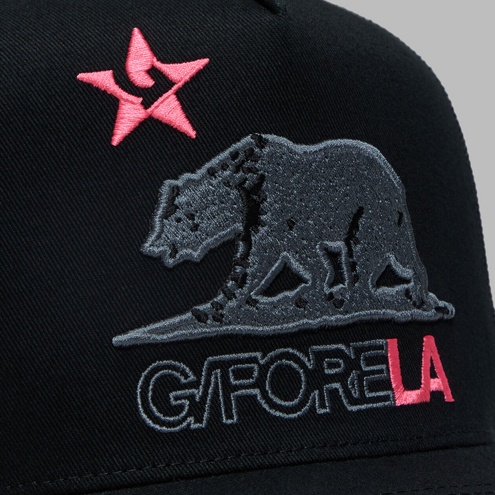 G/FORE MEN'S LA TALL TRUCKER HAT - ONYX