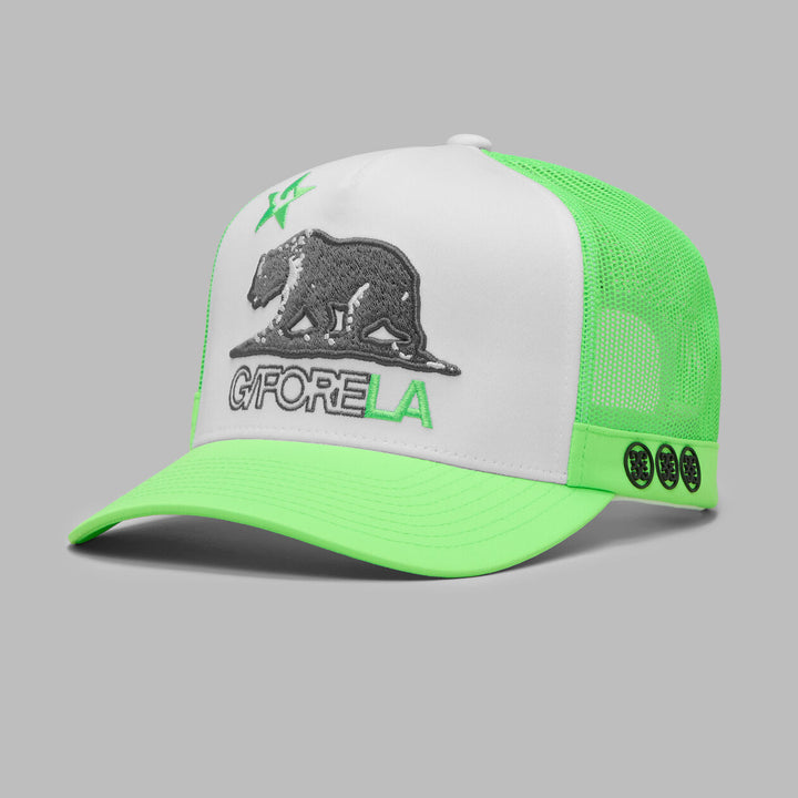 G/FORE MEN'S LA TRUCKER HAT - GECKO