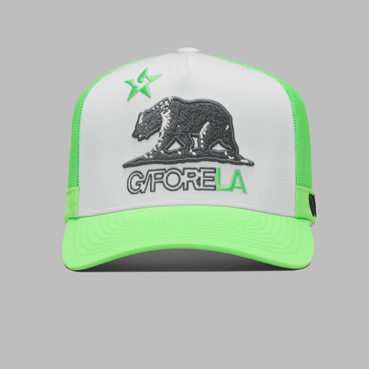 G/FORE MEN'S LA TRUCKER HAT - GECKO