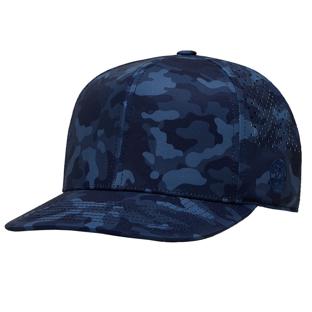 G/FORE MEN'S QUICK TURN PERFORATED DELTA HAT - TWILIGHT / CAMO