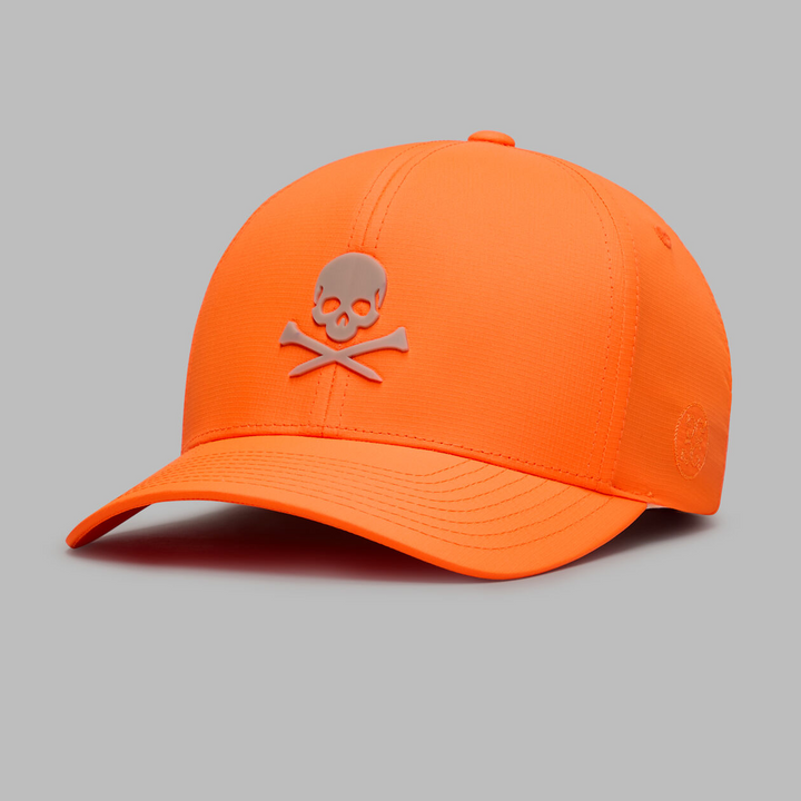 G/FORE MEN'S SKULL & TEES LOW PROFILE HAT - SHOCKING ORANGE