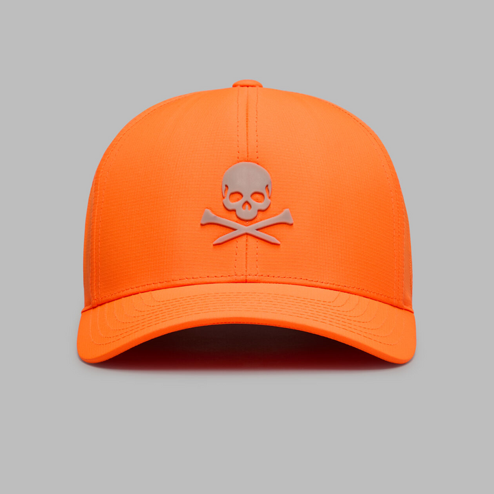 G/FORE MEN'S SKULL & TEES LOW PROFILE HAT - SHOCKING ORANGE