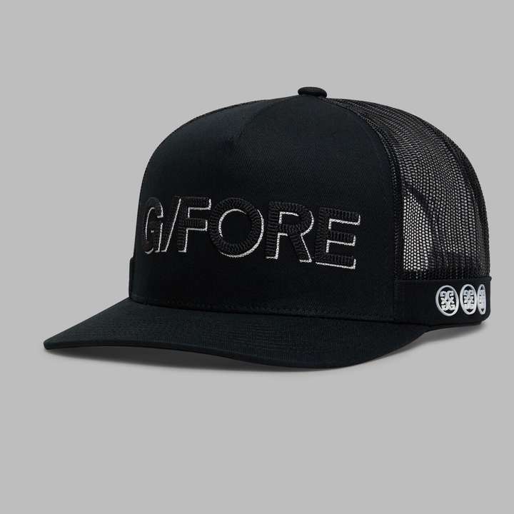 G/FORE MEN'S SHADOW TRUCKER HAT - ONYX
