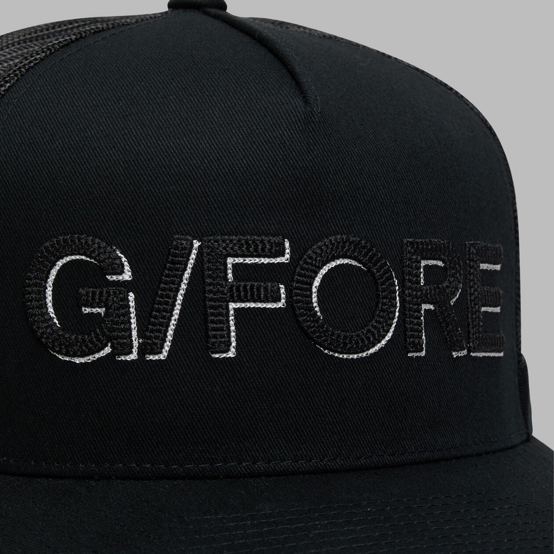 G/FORE MEN'S SHADOW TRUCKER HAT - ONYX